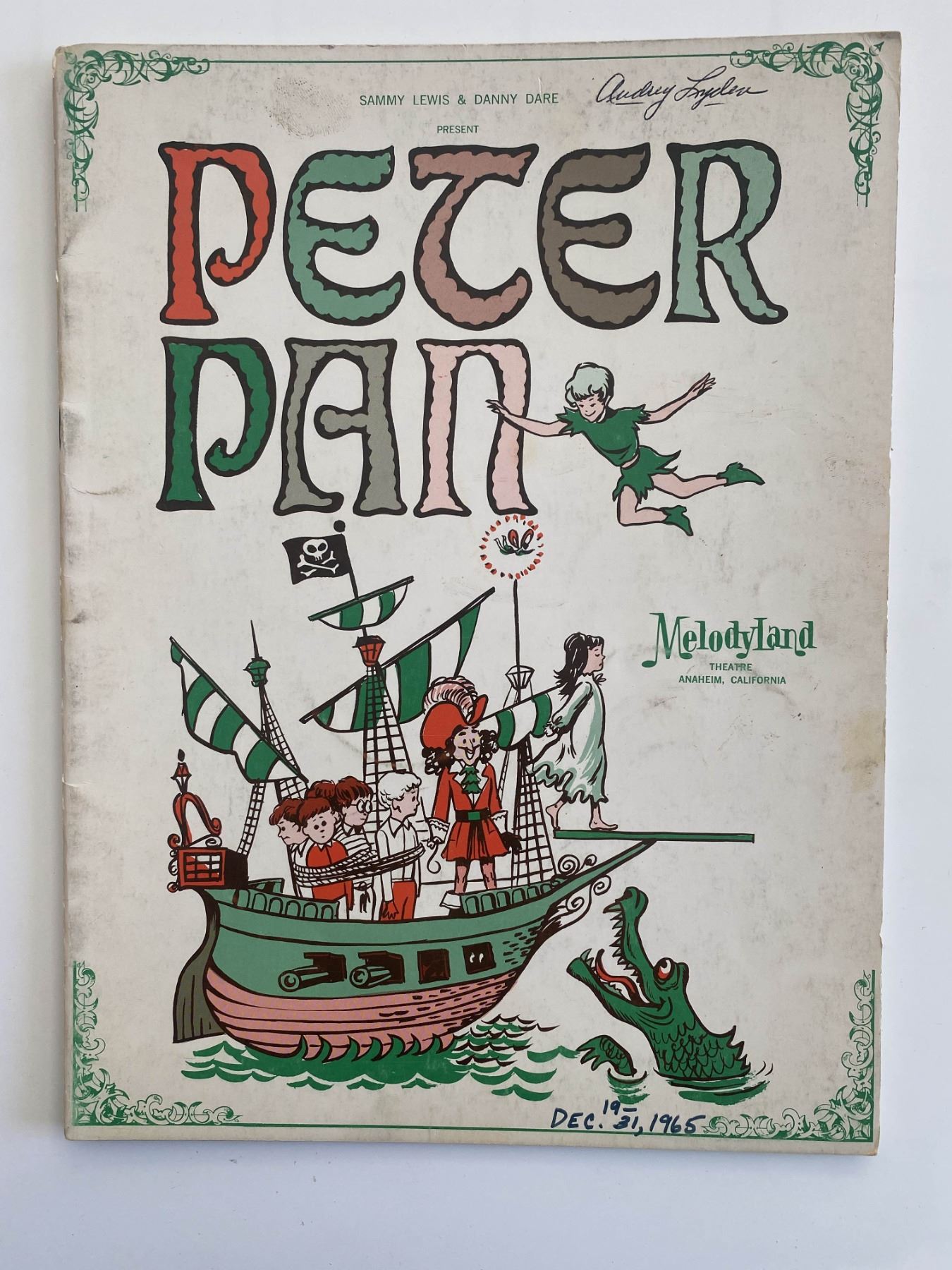 Peter Pan Rewards Program Peter Pan cast signed program