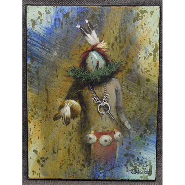 NAVAJ INDIAN PAINTING (ALLEN BAHE)