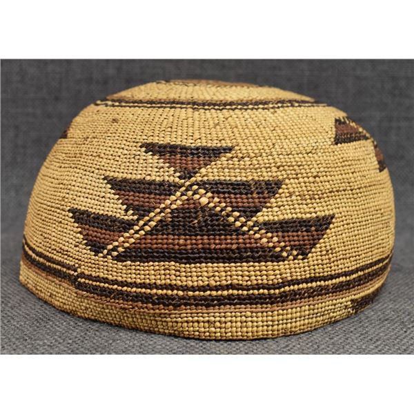HUPA INDIAN BASKETRY HAT