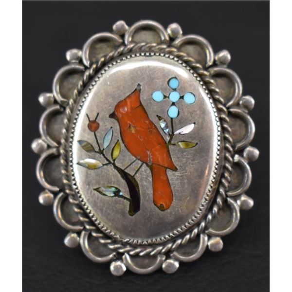 ZUNI INDIAN RING (JOHNNIE B HAWLEY)
