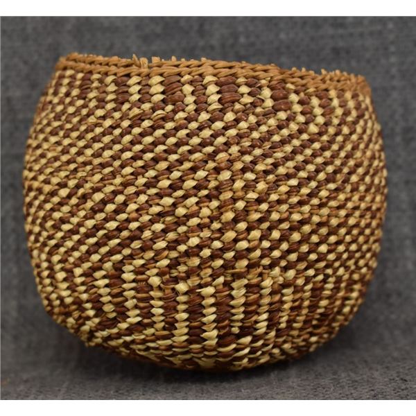 KARUK INDIAN BASKETRY BOWL