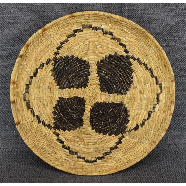 KUMEYAAY INDIAN BASKETRY PLAQUE