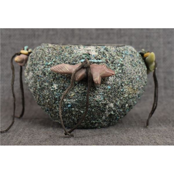 ZUNI INDIAN FETISH JAR