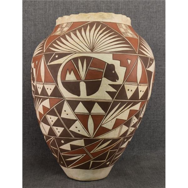 ACOMA INDIAN POTTERY OLLA