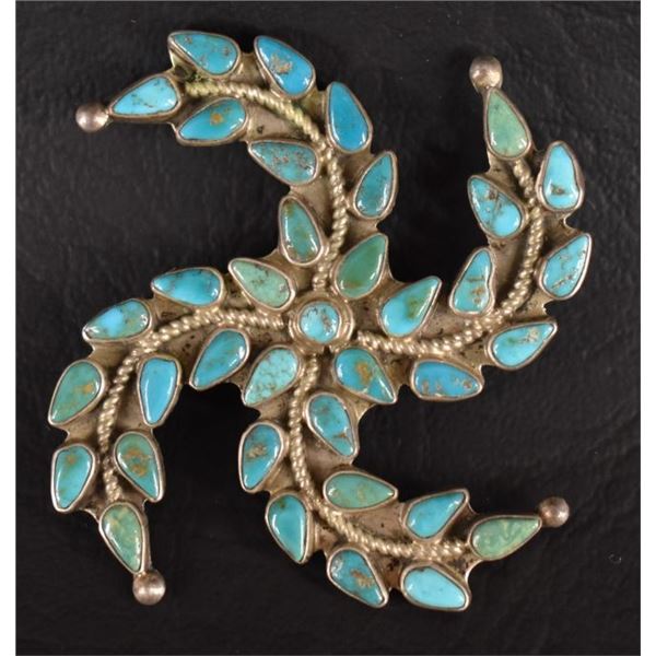 NAVAJO INDIAN SILVER PIN