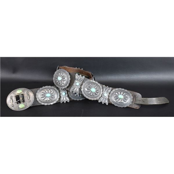 NAVAJO INDIAN CONCHO BELT