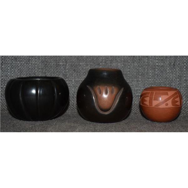 SANTA CLARA INDIAN POTTERY BOWLS