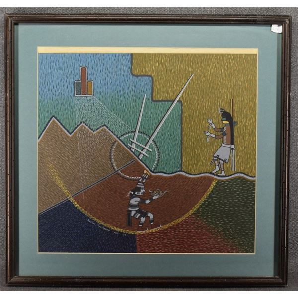 HOPI INDIAN PAINTING (BEVINS YUYAHEOVA)