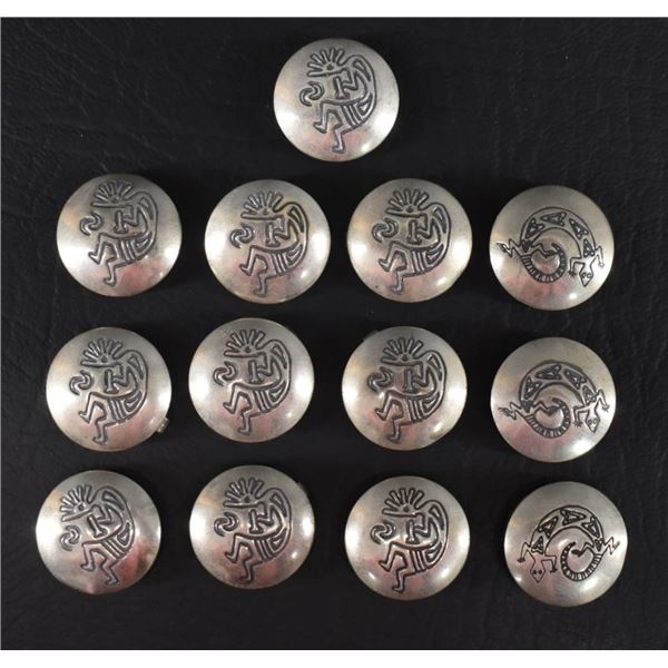 NAVAJO INDIAN BUTTON COVERS