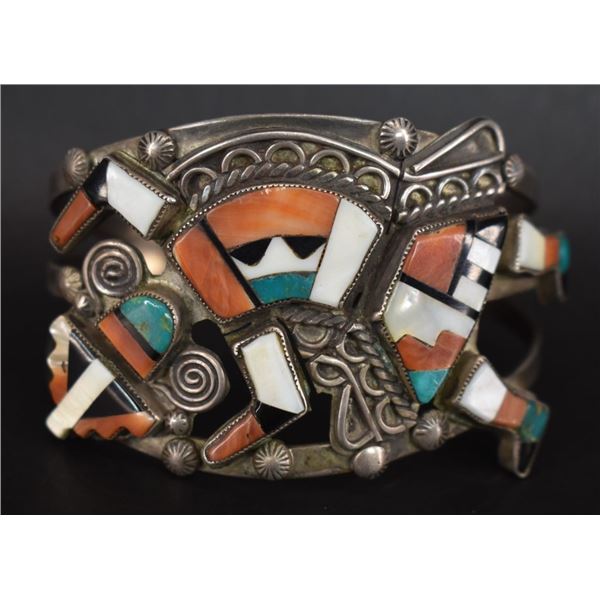 ZUNI INDIAN SILVER BRACELET