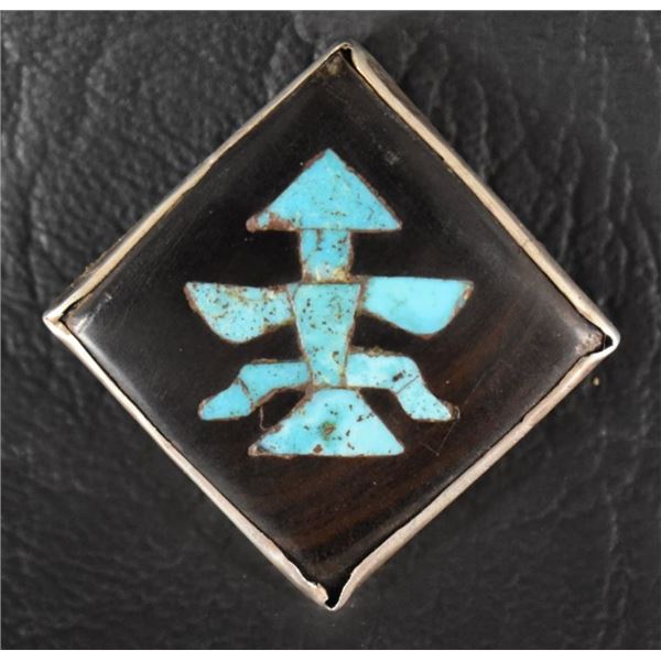 ZUNI INDIAN PIN  (JOHN GORDON LEAK)