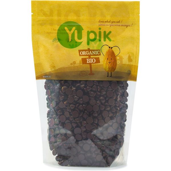 NEW YUPIK 1KG BAG OF ORGANIC DARK CHOCOLATE CHIPS