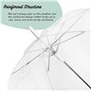 Image 1 : PAIR OF NEW 46" CLEAR UMBRELLAS