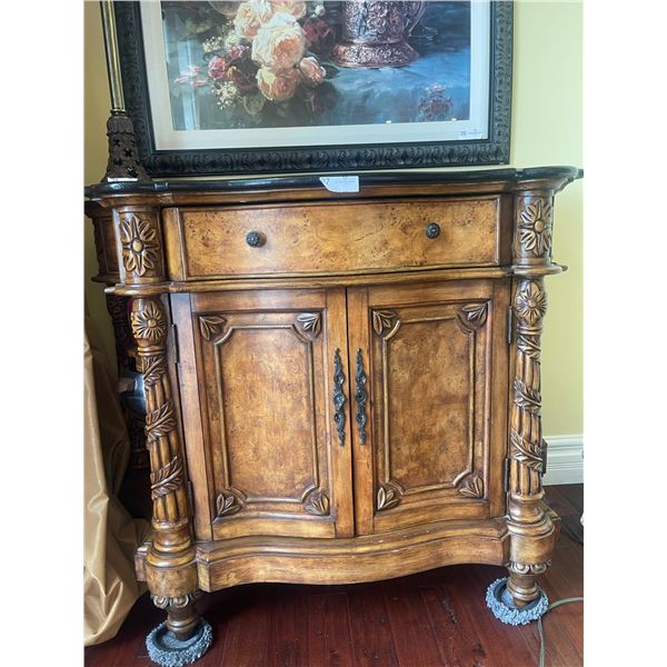 Finesse Marble Top Designer Sideboard 50L x 21D x 38