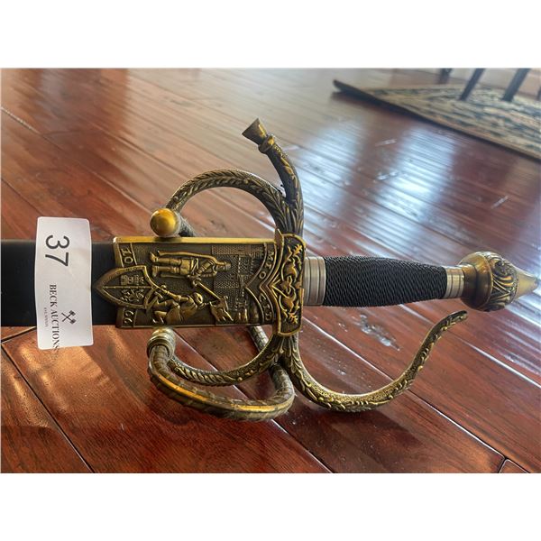 King Of Spain Ceremonial Sword Marto Tolito Spain Sword 36L