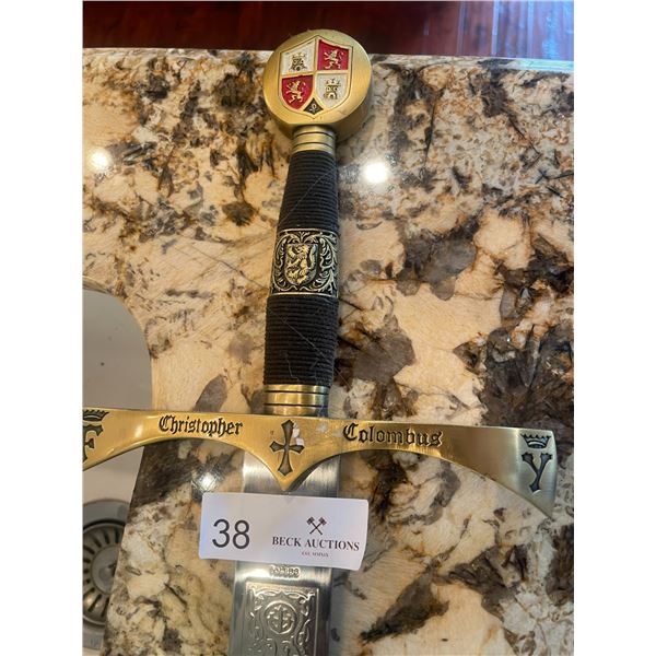 Christopher Columbus Marto Tolito Spain Sword 40L