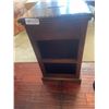 Image 3 : Side Table With Booksheld In Back - USP Charge Port 24D x 14W x 23H