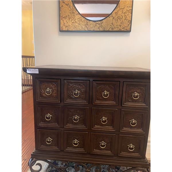 Iron Hall Spice Table With Gold Inlay