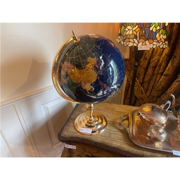 Extra Large Gemstone Globe 31D 21H