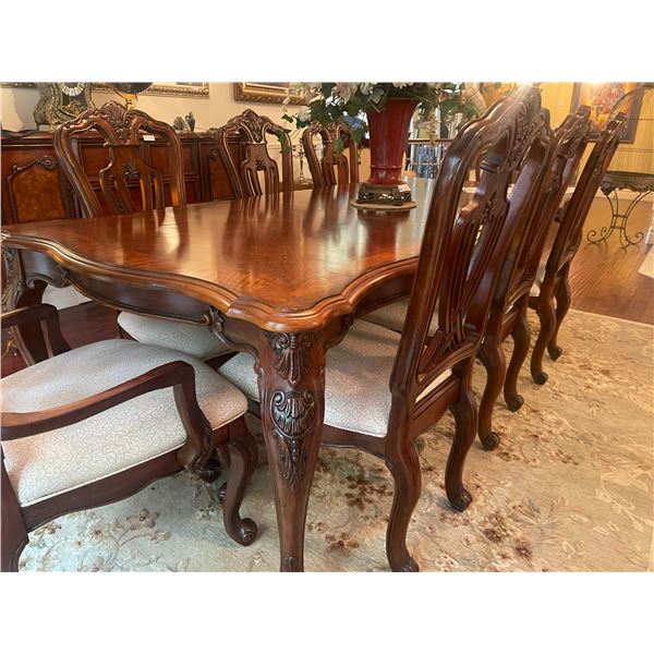 Finesse Dining Table 8 Chairs 91L x 42W x 30T