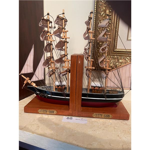 Cutty Sark Book Ends
