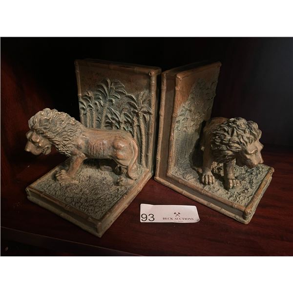 Lion Bookends