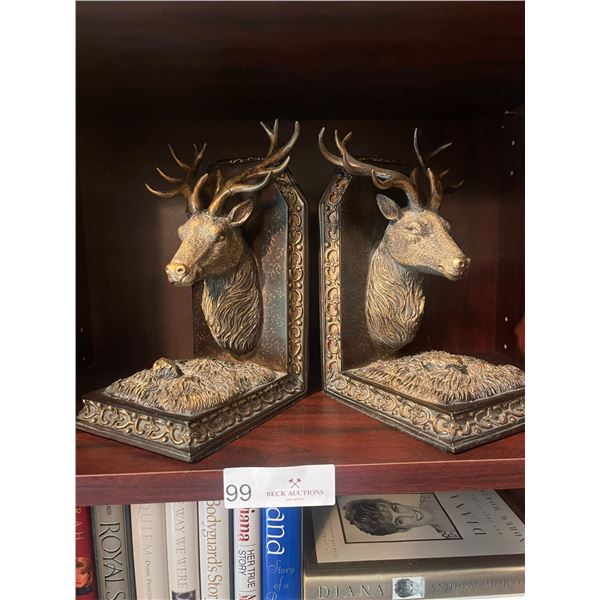 Stag Bookends
