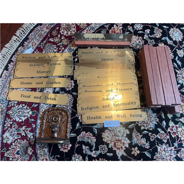 Library Label Collection