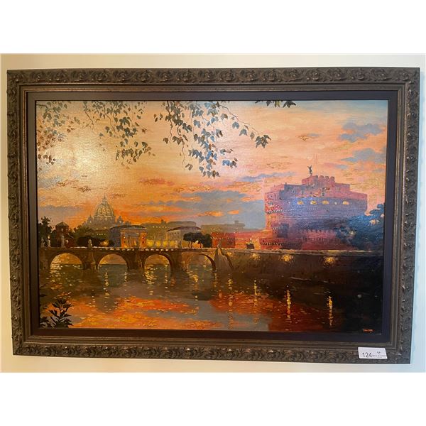 TMIDR Vatican Painting 42 x 29 Oil On Canvass