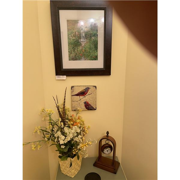 Hanging Clock & Bathroom Decor Beck Auctions Inc.