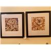 Image 1 : Pair Floral Pictures 18 x 19