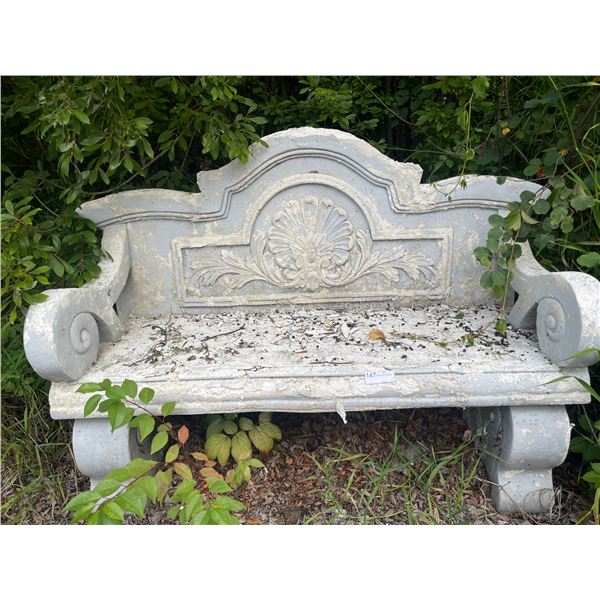 Concrete Garden Bench - Heavy