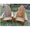 Image 1 : Wood Garden Loungers
