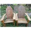 Image 1 : Wood Garden Loungers