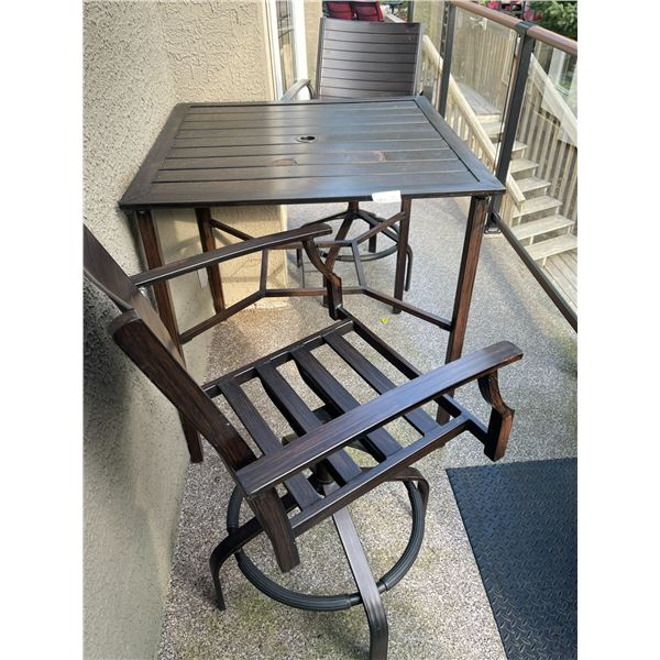 Garden Barstools & Table