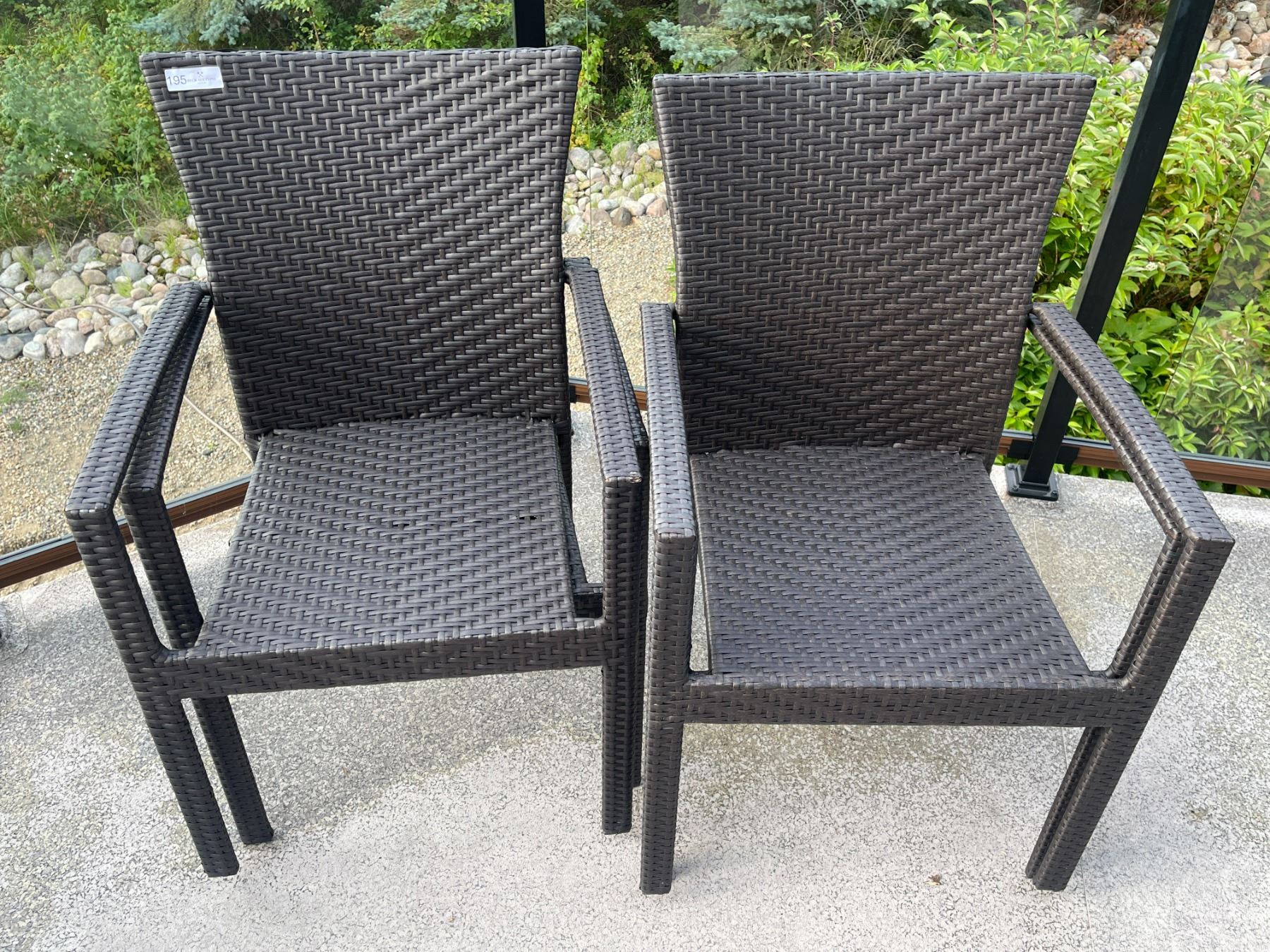 4 Stacking Garden Chairs Beck Auctions Inc.
