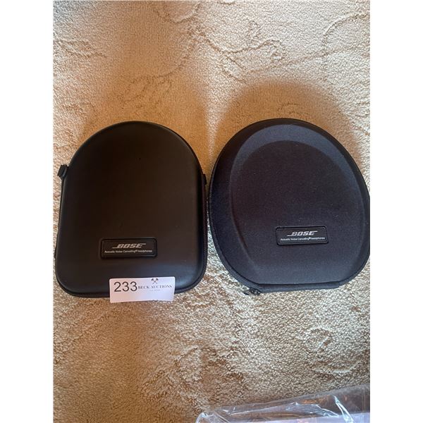 Two Bose Noise Cancelling Headphones