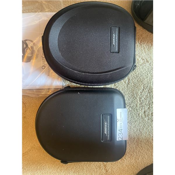 Two Bose Noise Cancelling Headphones
