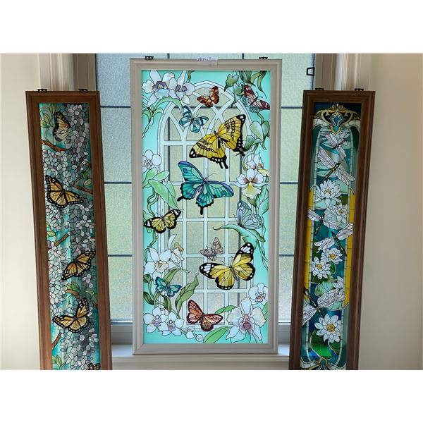 Stained Glass Butterfly Collection 20 x 40