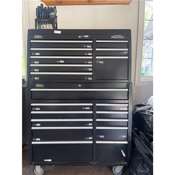 Mastercraft Maxim Tool Chest Including Contents 42W x 17D x 64T
