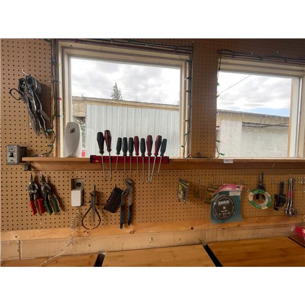 Misc Tools Hanging On Wall