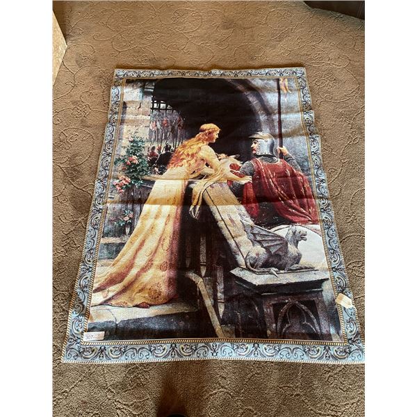 13th Century Repro Tapestry 51 x 36W Sterling Castle Scotland