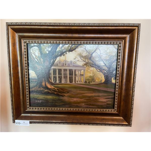 Print On Canvass Country House 23 x 18