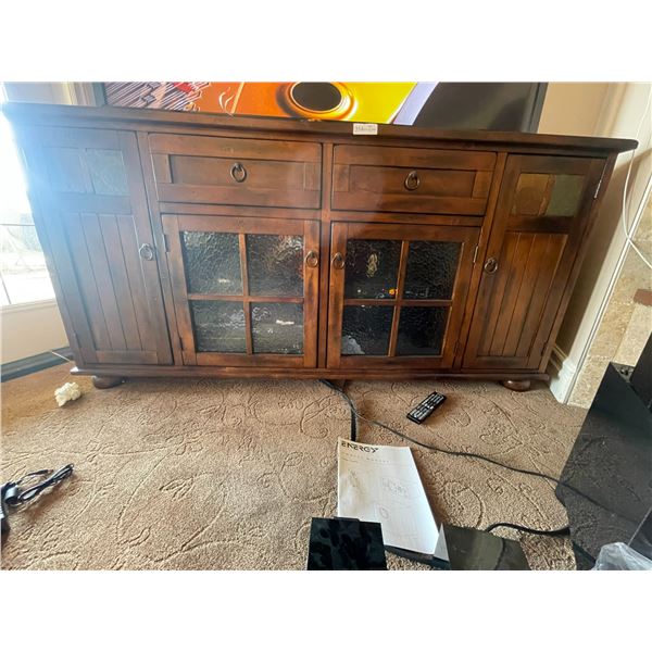 Designer Credenza Cabinet Contents & TV Not Included 72L x 20.5D x 35T