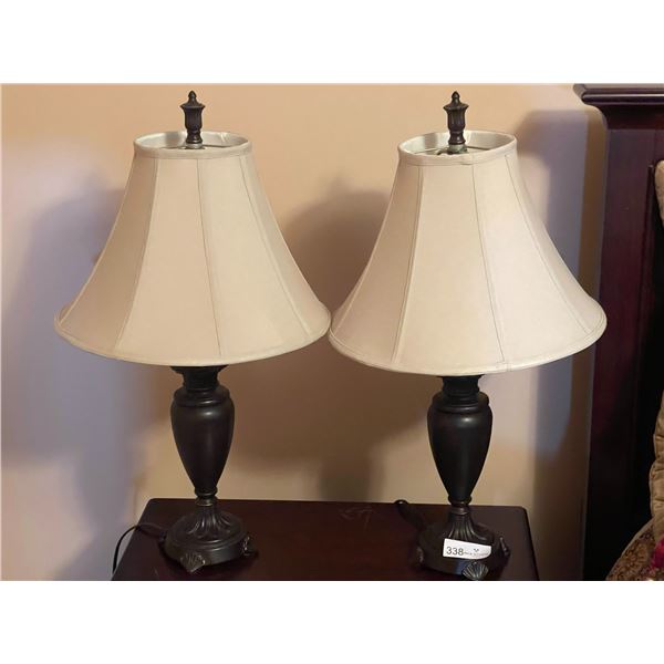 Bedroom Lamp Set Beck Auctions Inc.