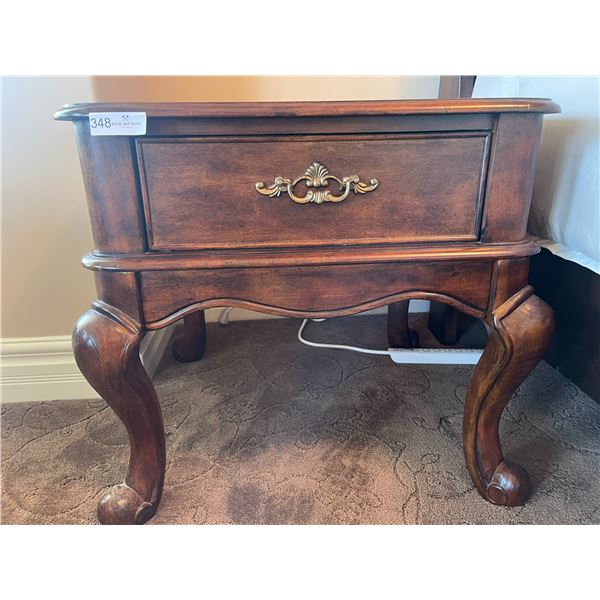 Matching Bedside Tables 27W x 25D x 25T Beck Auctions Inc.