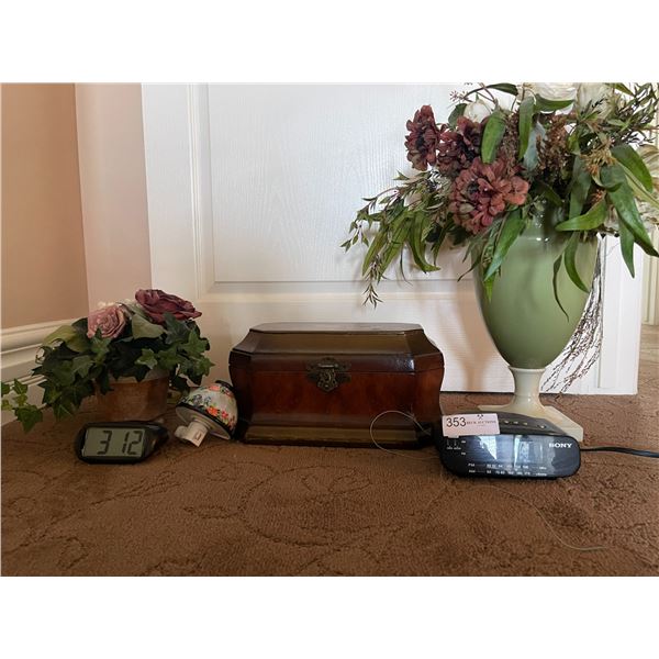 Floral Decor Clock Radios
