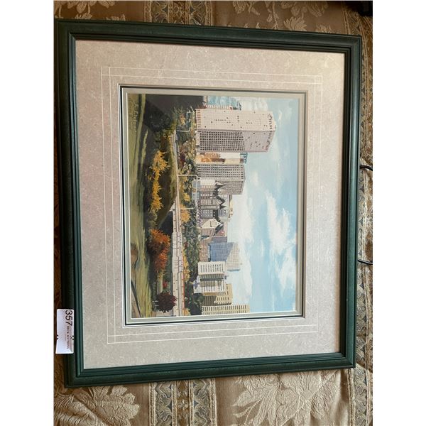 Print Telus Building Hotel McDonald Edmonton