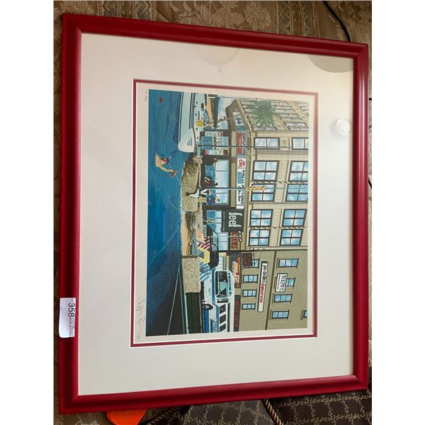 New York Print Signed 7 0f 50 28 x 24T