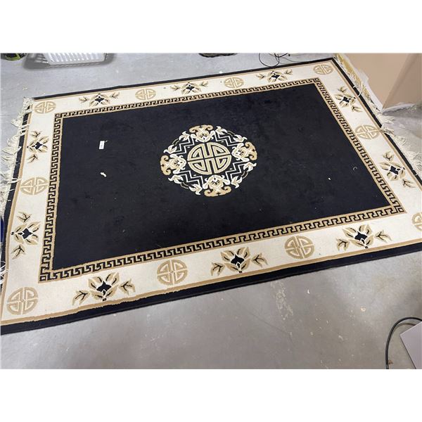 63x90in Rug Asian Style Rug 90 x 63 - Beck Auctions Inc.
